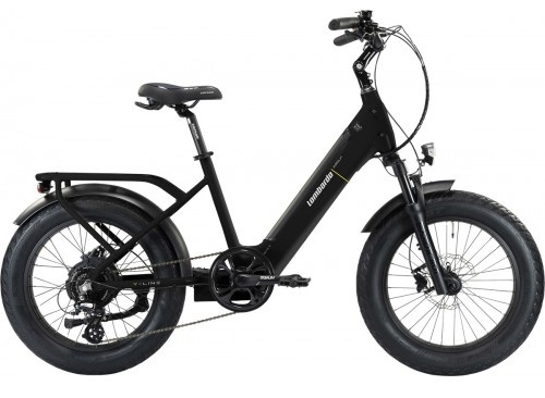 Lombardo Aurelia Agevole E-Bike 20" Black Ossidiana White Monroe Glossy